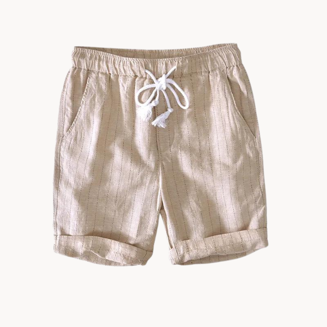 Shorts Amalfi de Mezcla de Lino