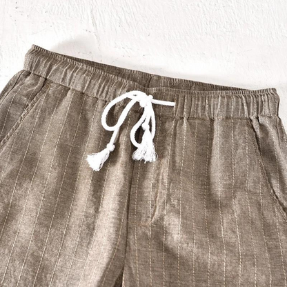 Shorts Amalfi de Mezcla de Lino