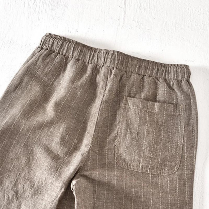Shorts Amalfi de Mezcla de Lino
