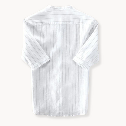 Camisa Niall de Lino Manga Corta