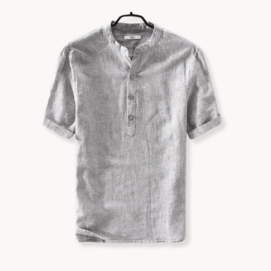 Camisa Sail a rayas de lino