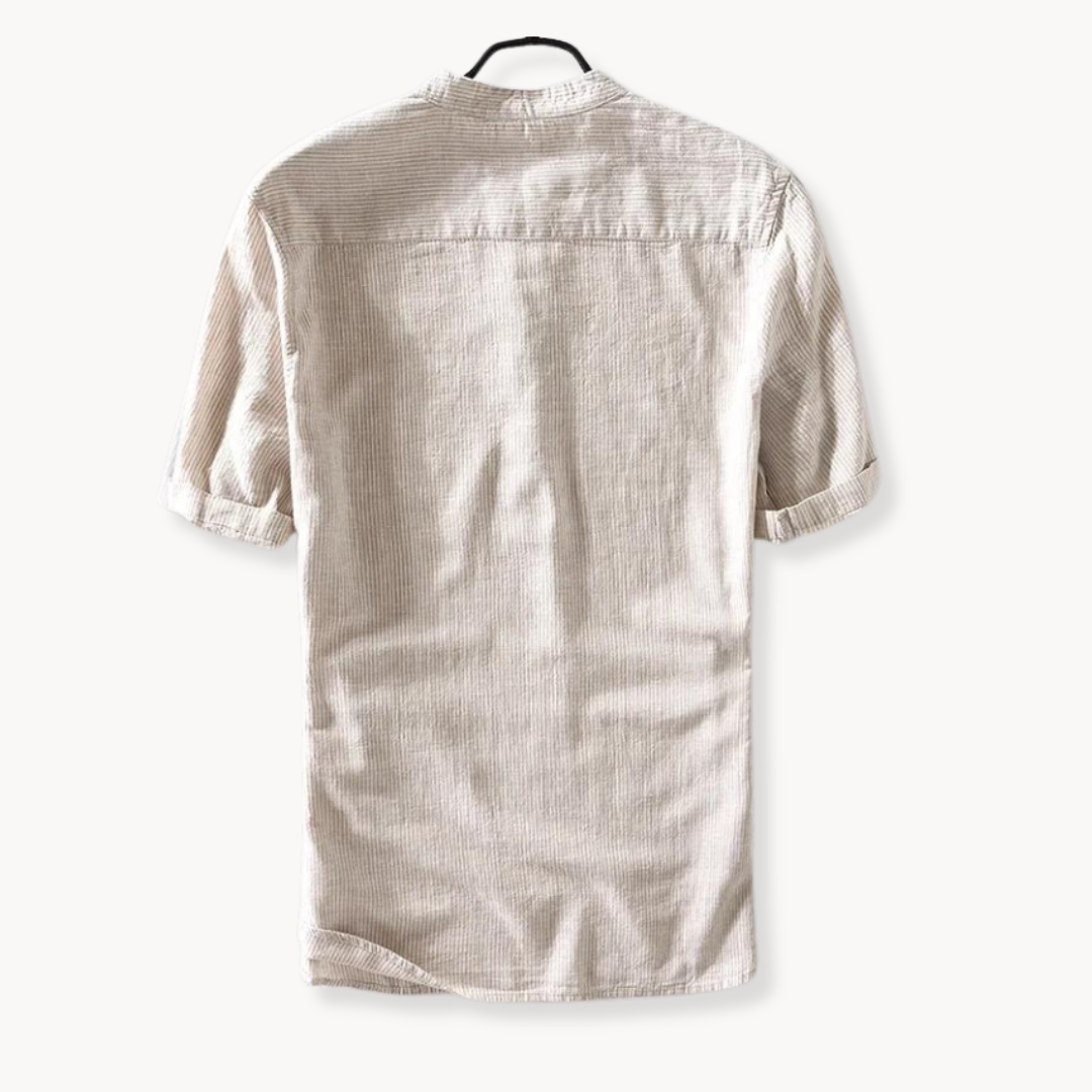 Camisa Sail a rayas de lino