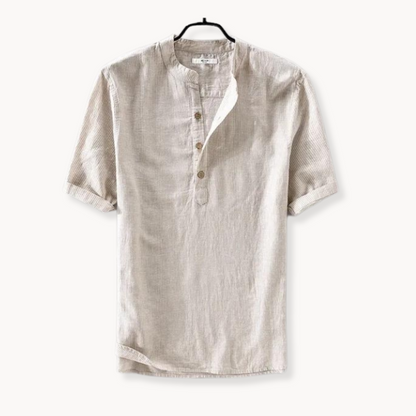 Camisa Sail a rayas de lino