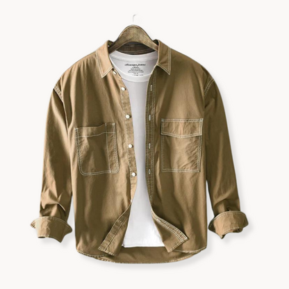 Camisa Colm de Algodón con Botones