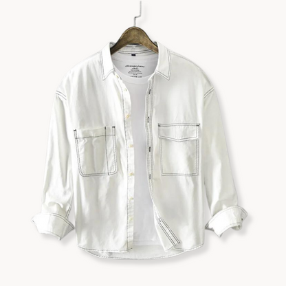 Camisa Colm de Algodón con Botones