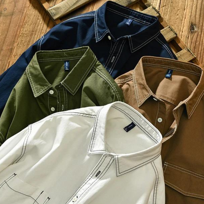 Camisa Colm de Algodón con Botones