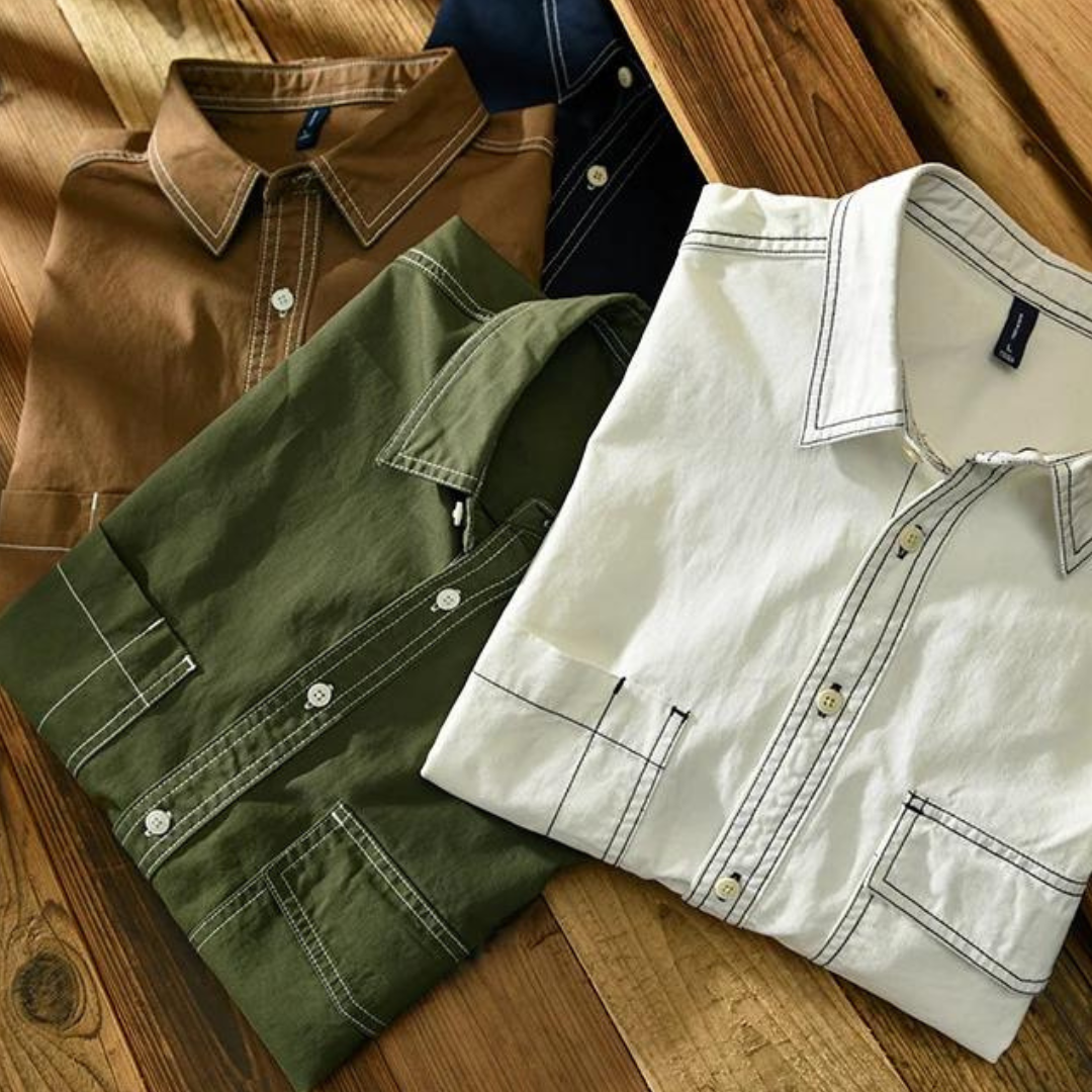 Camisa Colm de Algodón con Botones