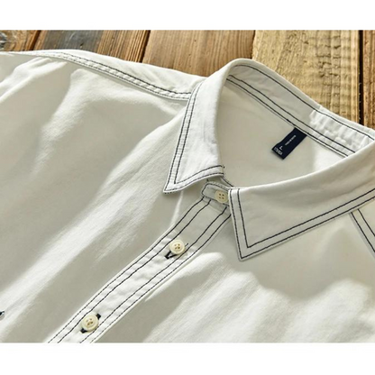 Camisa Colm de Algodón con Botones