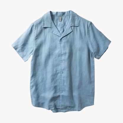 Camisa Rico de Algodón con Cuello Camp