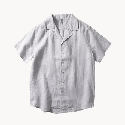 Camisa Rico de Algodón con Cuello Camp
