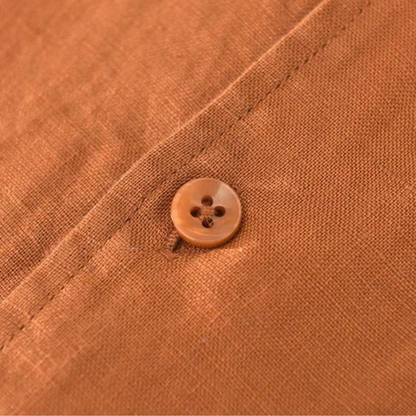 Camisa Rico de Algodón con Cuello Camp