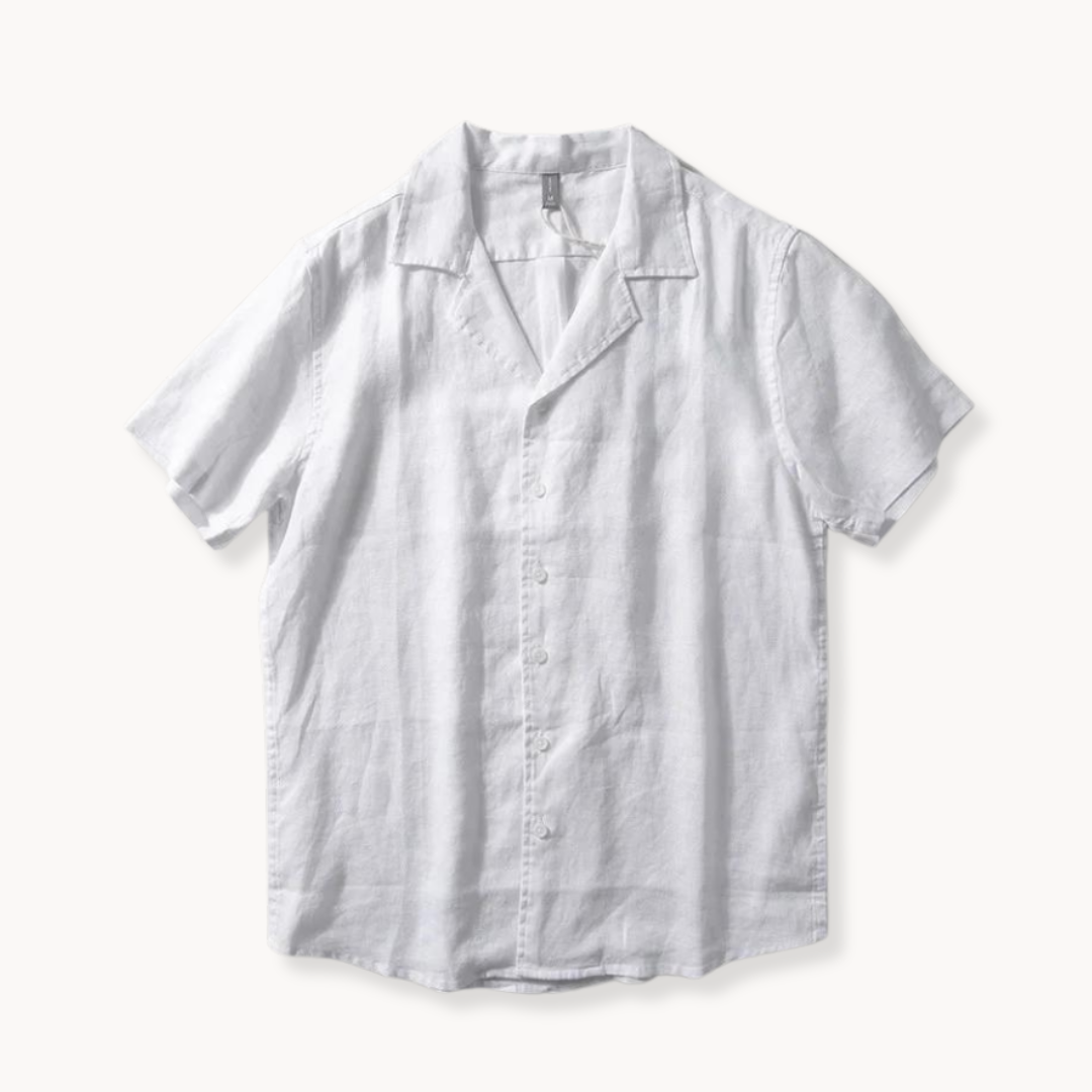 Camisa Rico de Algodón con Cuello Camp