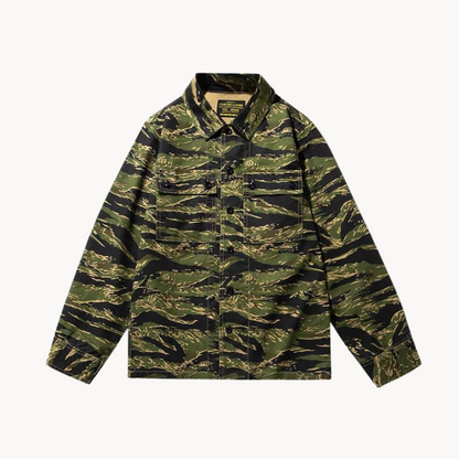 Chaqueta militar de algodón Terrain