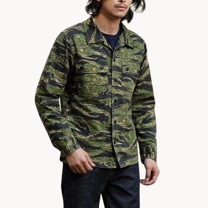 Chaqueta militar de algodón Terrain