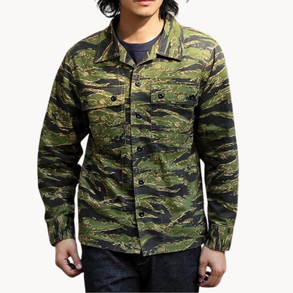 Chaqueta militar de algodón Terrain