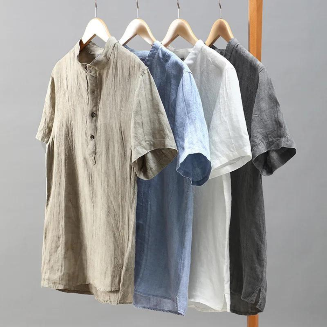 Camisa Oceanic de Lino Puro