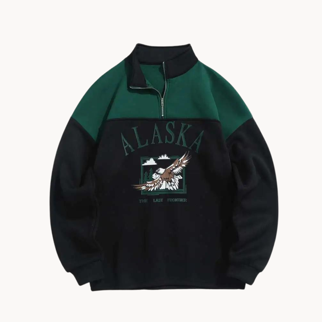 Suéter AK con Cuello Quarter Zip