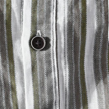 Camisa Caelan de Algodón y Lino