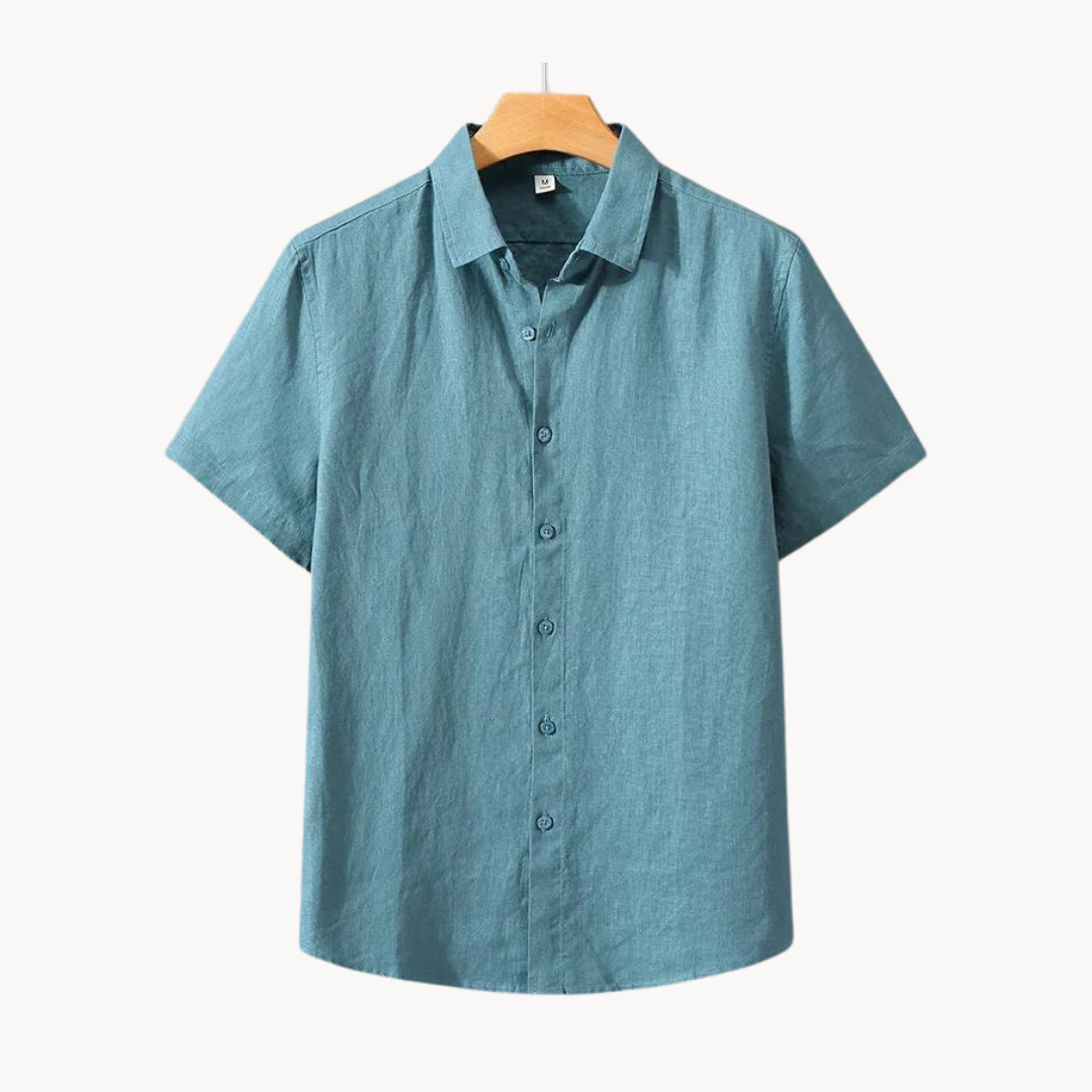 Camisa Royale de lino con botones