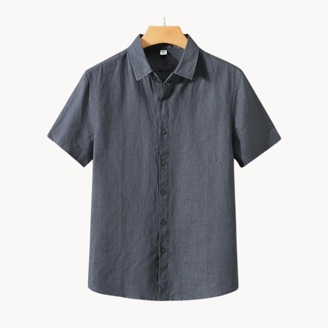 Camisa Royale de lino con botones