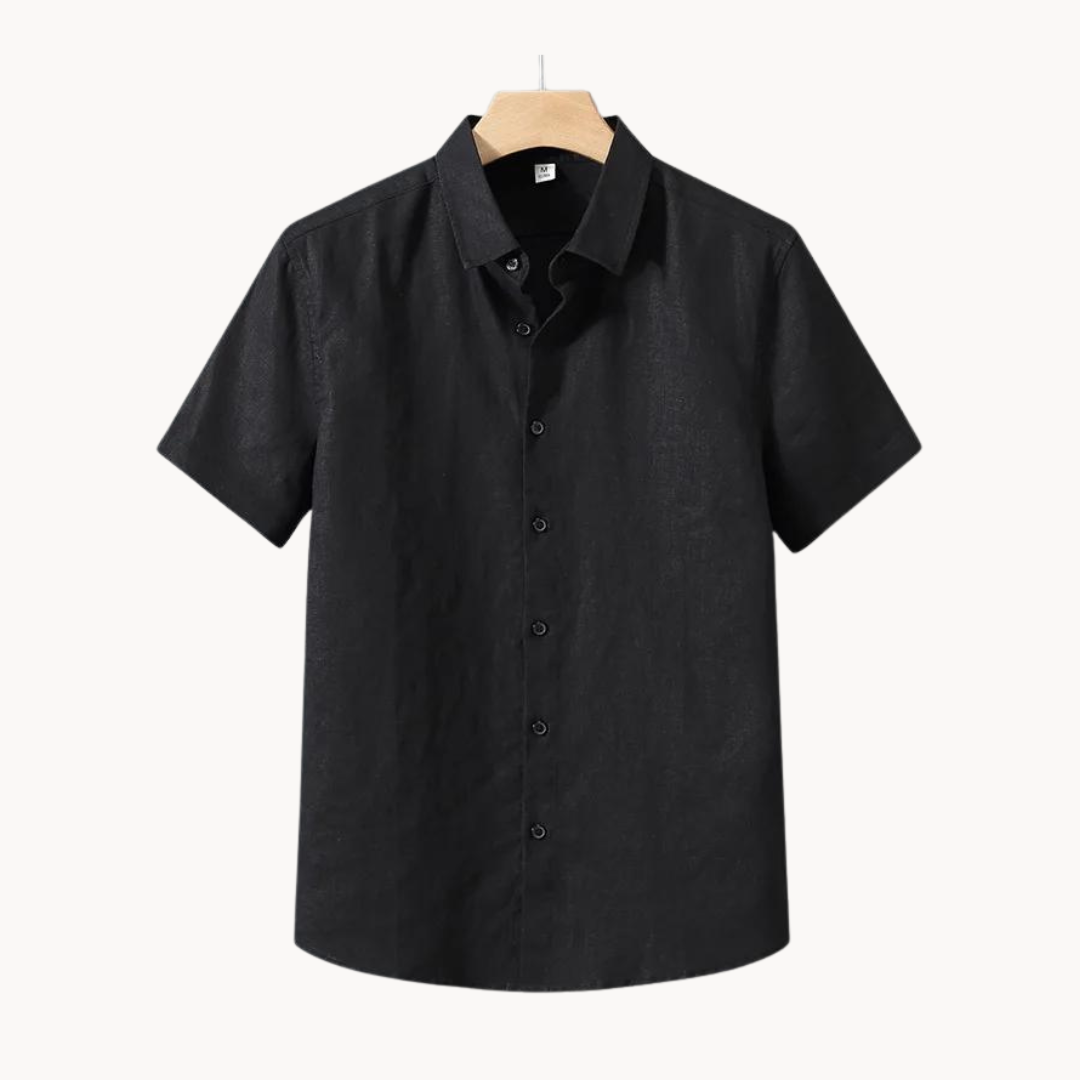 Camisa Royale de lino con botones