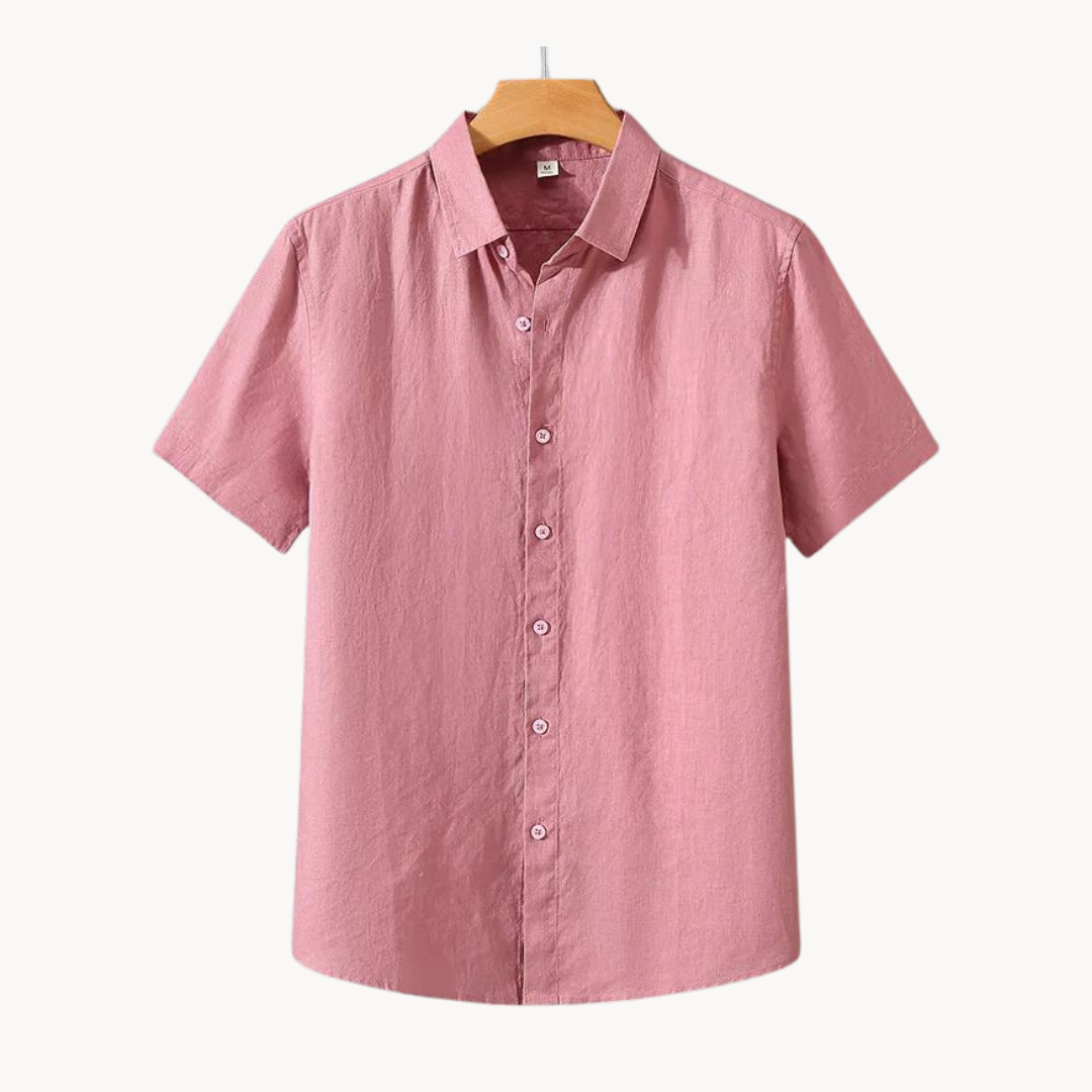 Camisa Royale de lino con botones