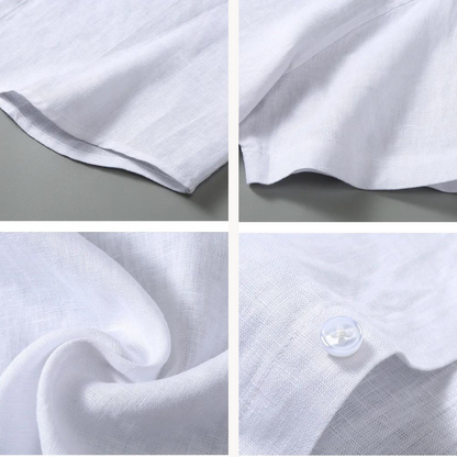 Camisa Royale de lino con botones
