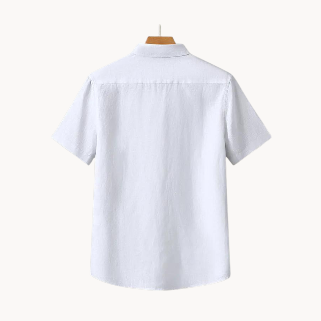 Camisa Royale de lino con botones