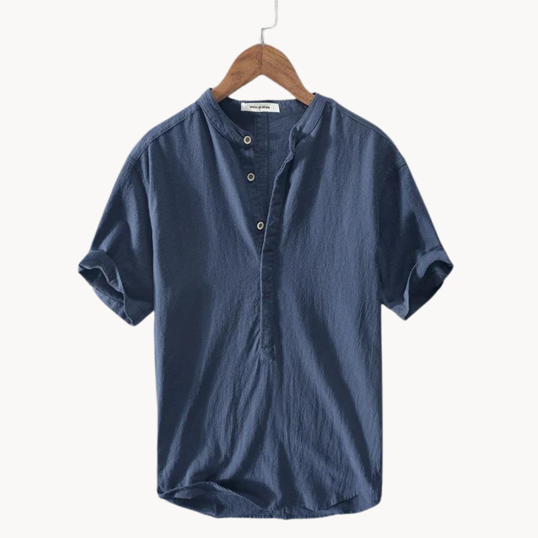 Capri Coast Linen Shirt