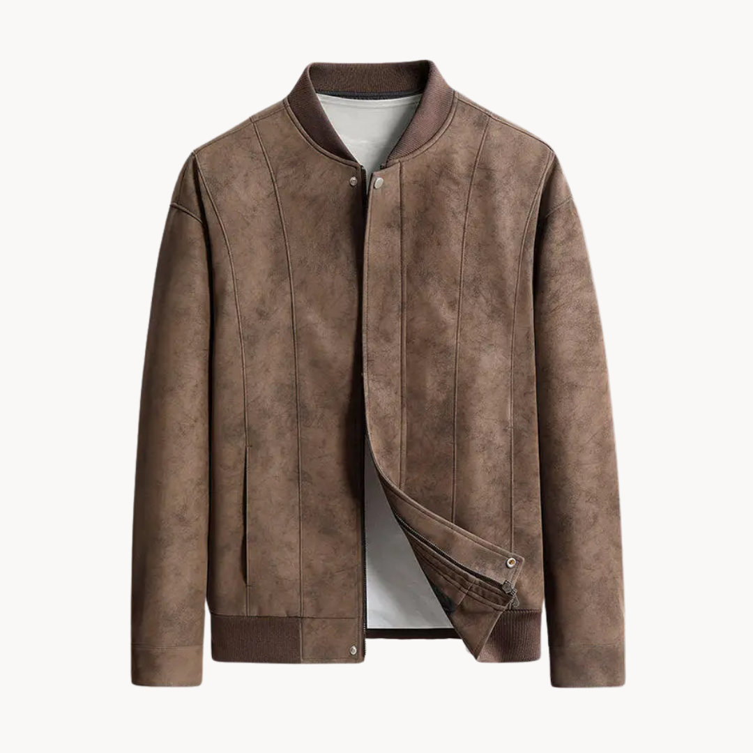 Chaqueta Bomber Harbor en Gamuza