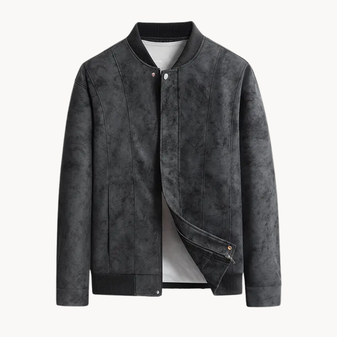 Chaqueta Bomber Harbor en Gamuza