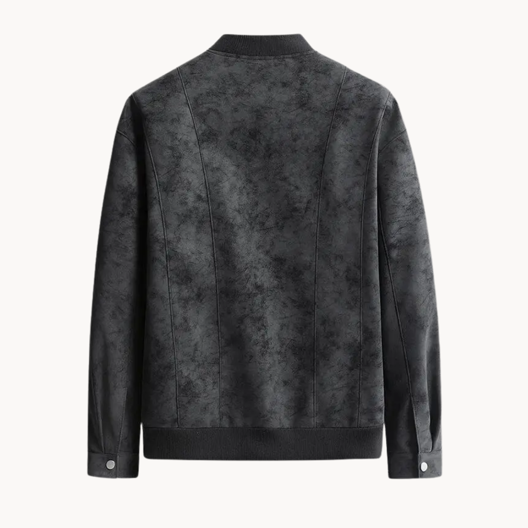 Chaqueta Bomber Harbor en Gamuza