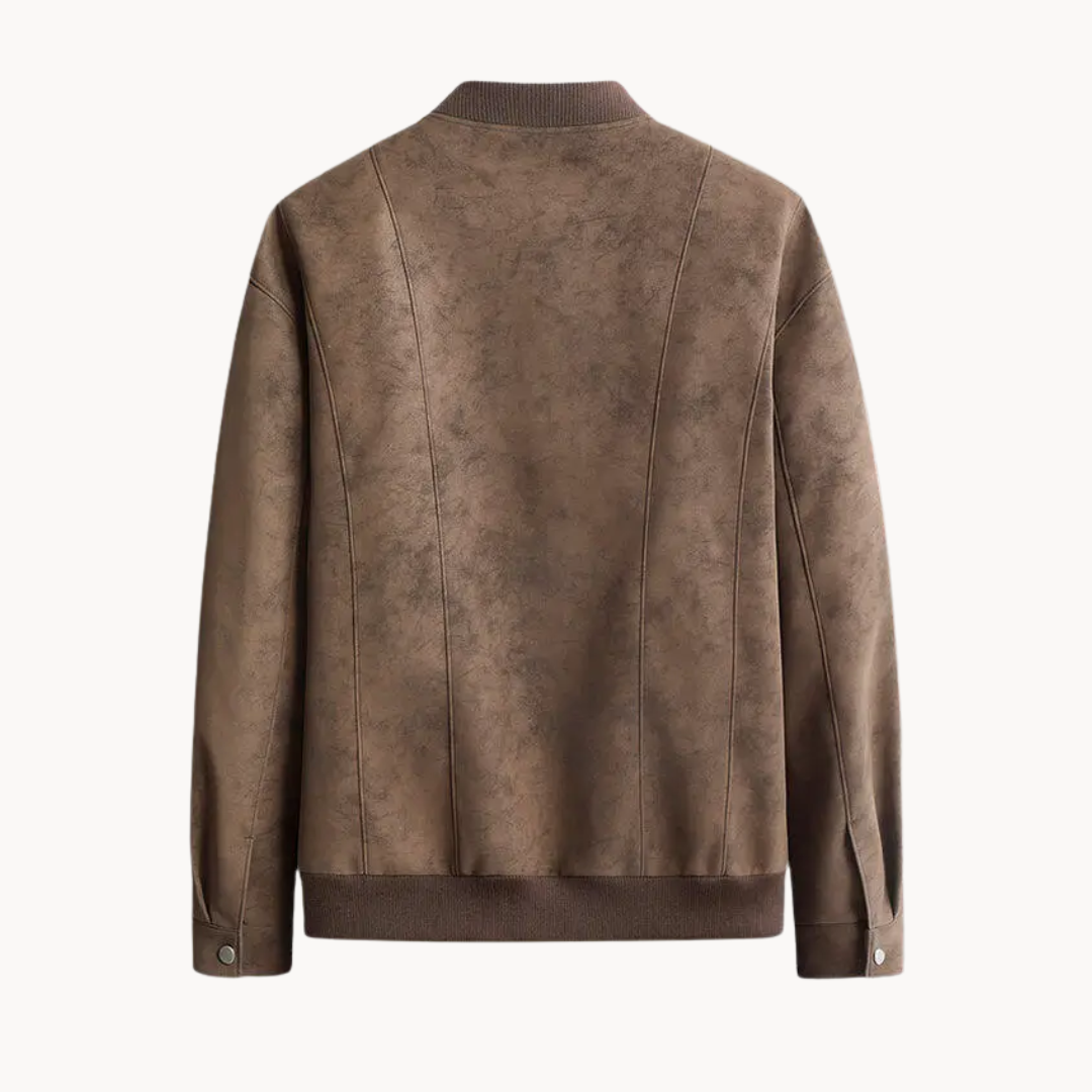 Chaqueta Bomber Harbor en Gamuza