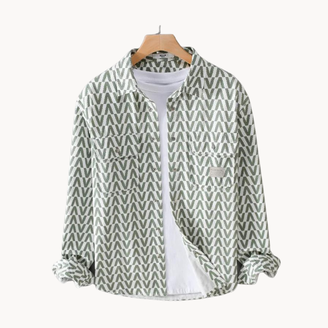 Camisa Kjell de Algodón