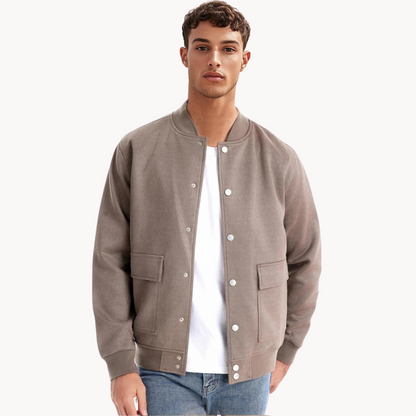Chaqueta Bomber Baldo de Gamuza