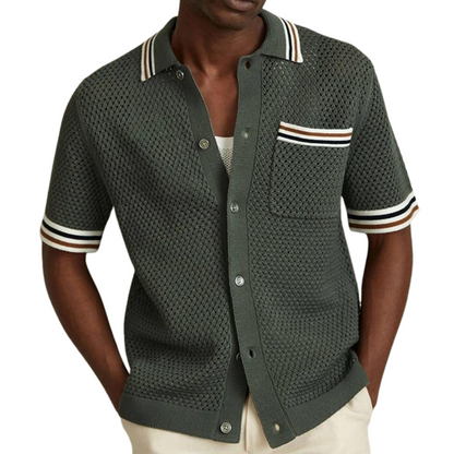 Camisa de Punto Calado Xeno