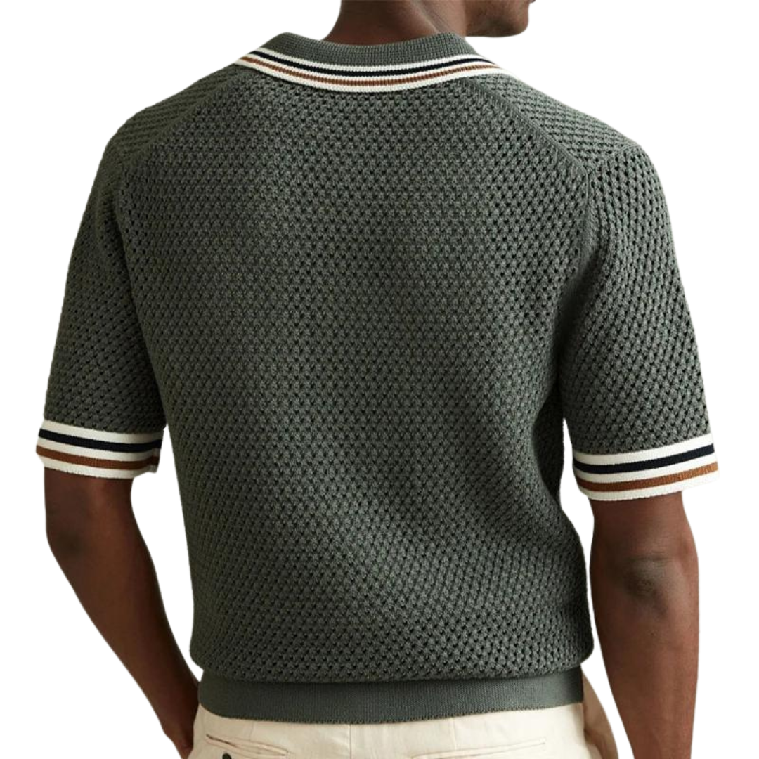 Camisa de Punto Calado Xeno