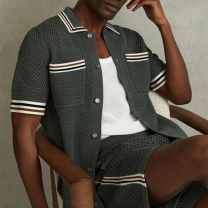Camisa de Punto Calado Xeno