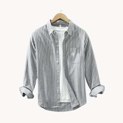 Camisa Ciro de Algodón con Rayas