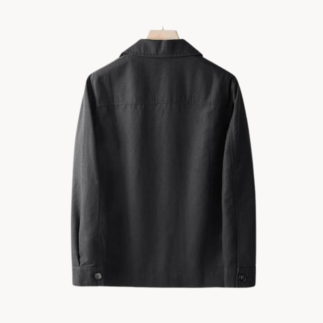 Chaqueta de algodón y lino Ewan