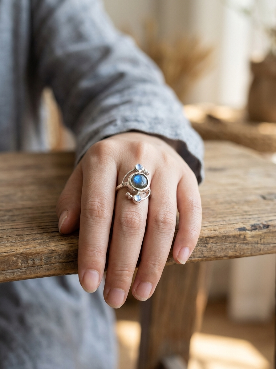 Anillo Océano Azul™ – Radiante y elegante