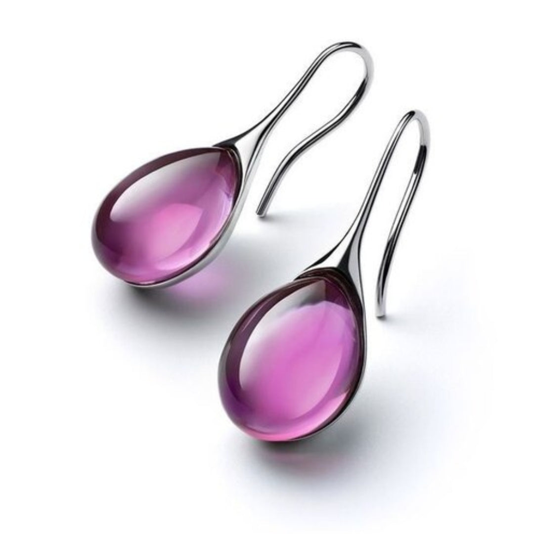 Pendientes colgantes chic con cristales