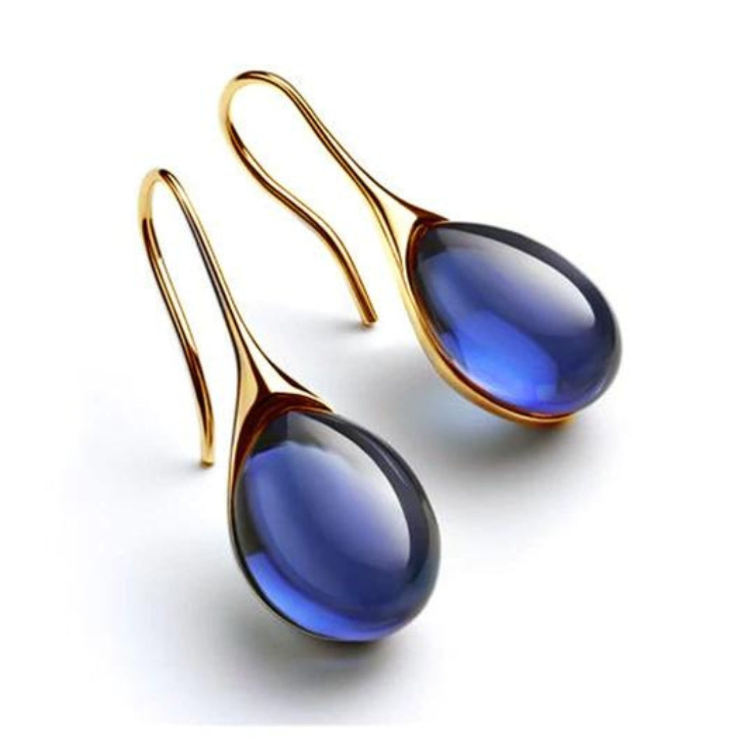 Pendientes colgantes chic con cristales