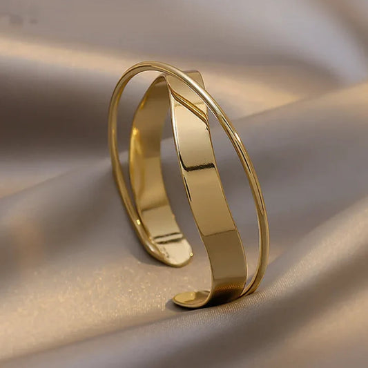 Pulsera de oro clásica