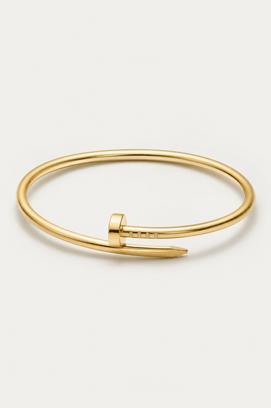 Élan | Pulsera Abierta Dorada