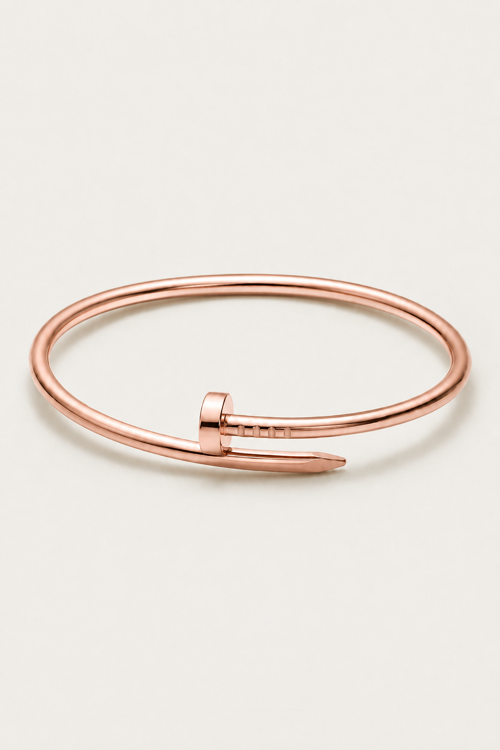 Élan | Pulsera Abierta de Oro Rosa