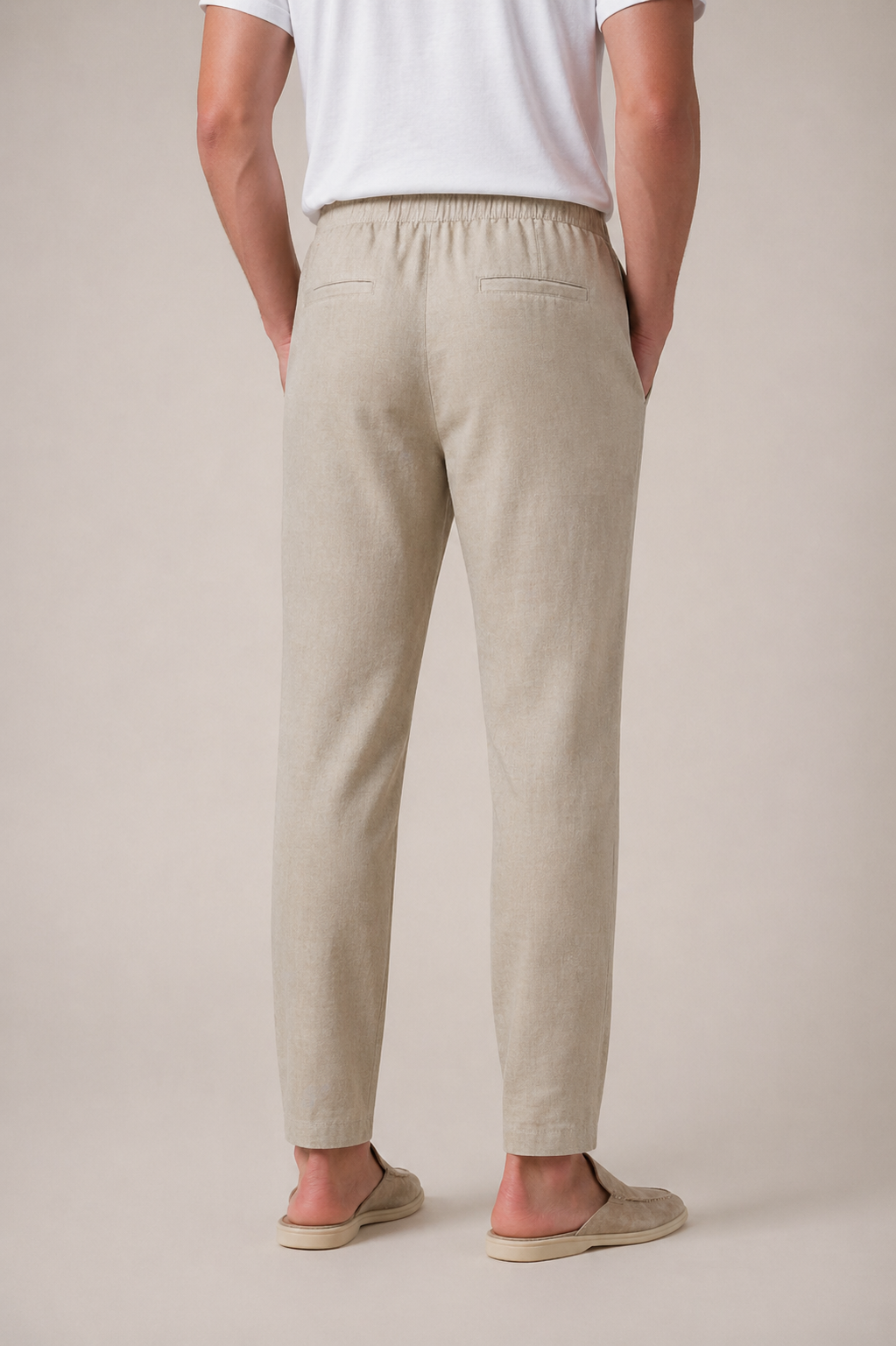 Luca | Pantalón de Lino Arena