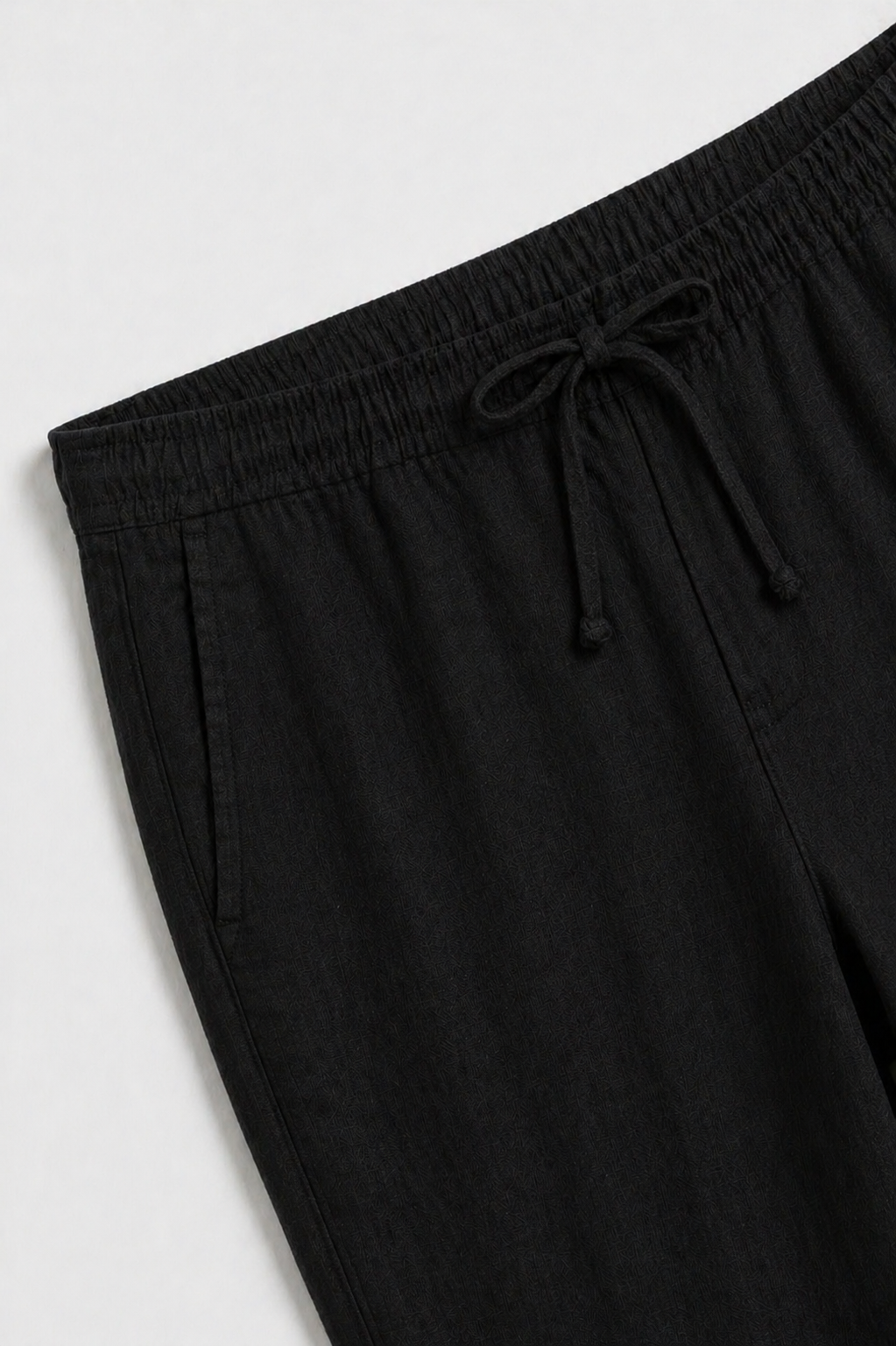 Luca | Pantalón de Lino Negro