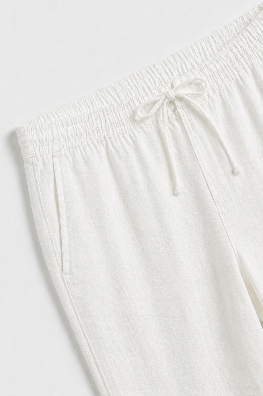 Luca | Pantalón de Lino Blanco