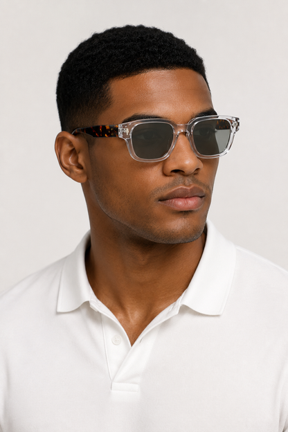 Leone | Gafas de Sol Carey Transparente